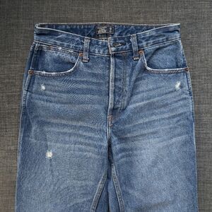 Abercrombie & Fitch Straight Leg Blue Jeans